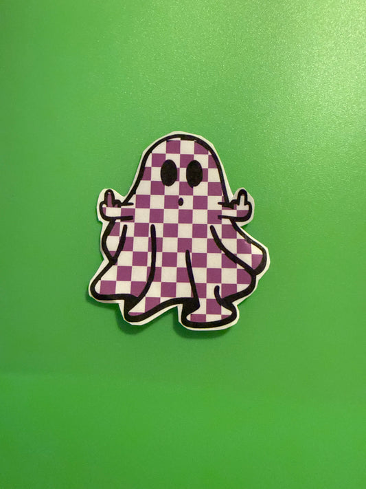 Ghost with Middle Fingers