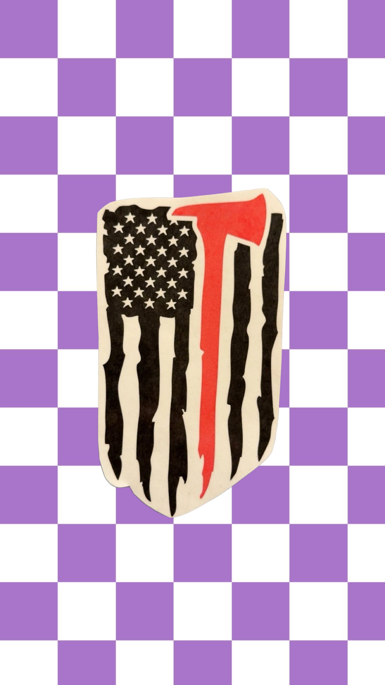 Firefighter Flag/ Axe