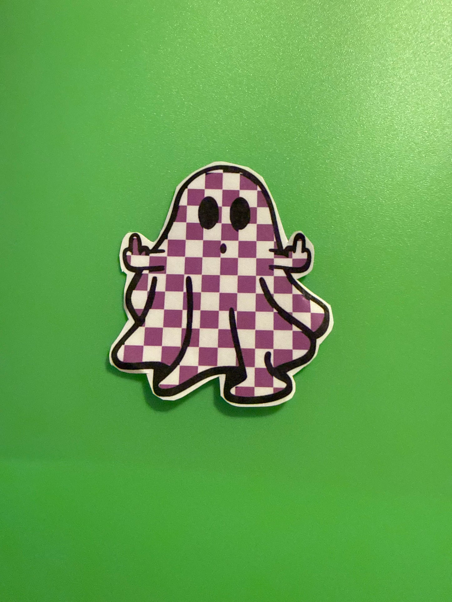 Ghost with Middle Fingers